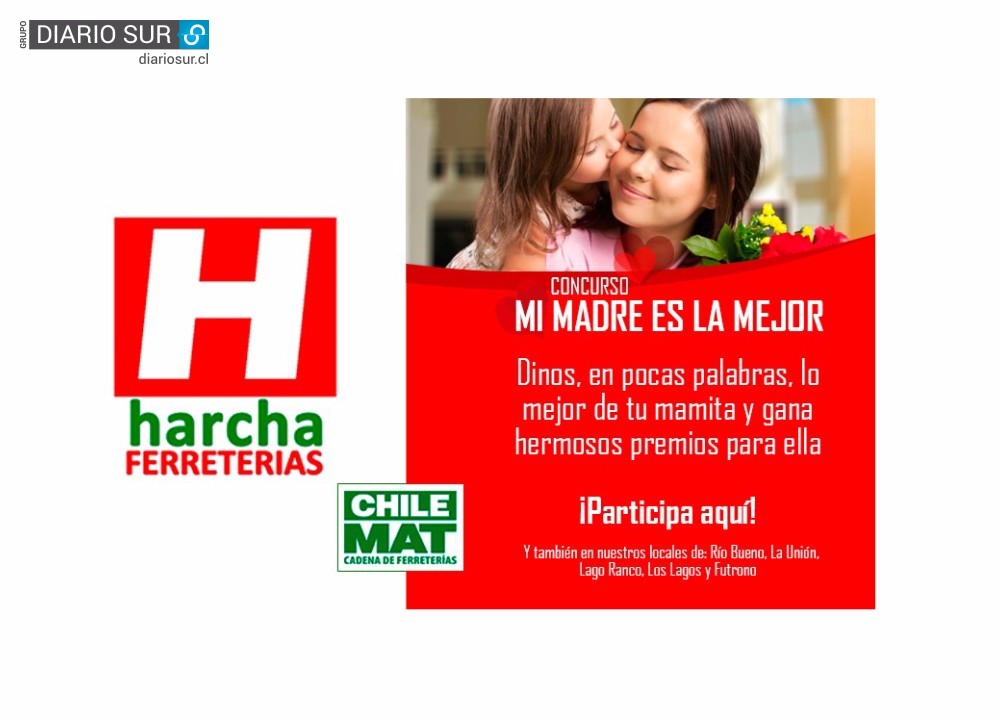 Ferreterías Harcha lanza concurso "Mi Mamá es la Mejor"
