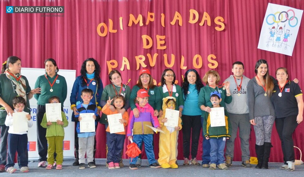Olimpiada de Párvulos de Futrono reunió a familias en torno al deporte