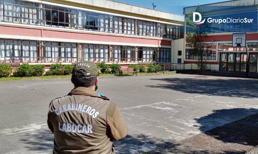 Liceo Técnico de Valdivia sufrió robo durante el pasado fin de semana