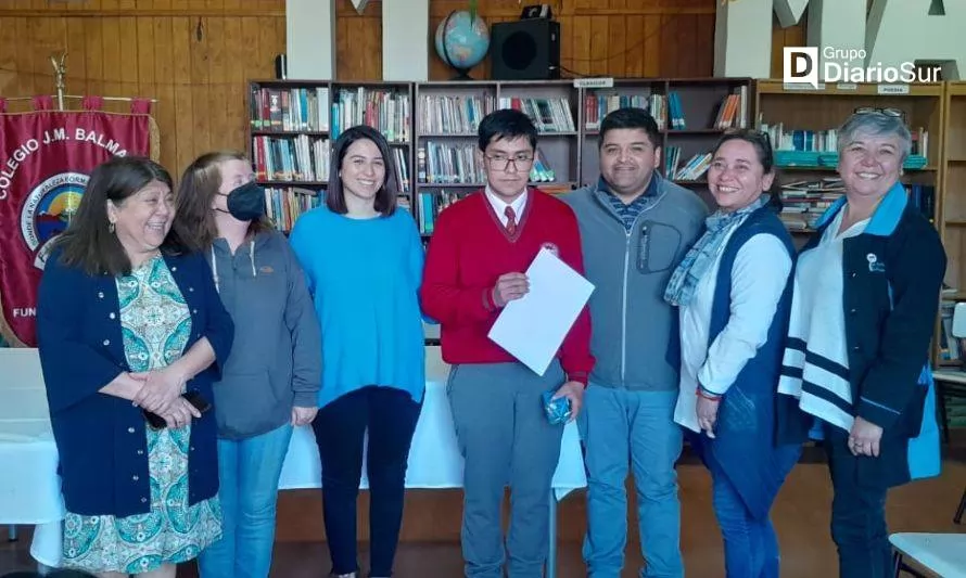 Estudiante del Colegio Balmaceda destaca con alto puntaje en la PAES