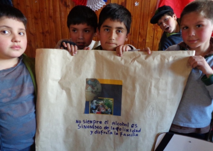 Escuela Rural de Nontuelá se pone la camiseta por la prevención