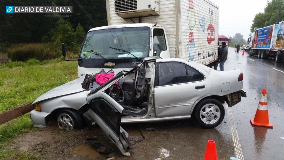 Identifican a víctima del violento accidente ocurrido en el acceso sur a Valdivia
