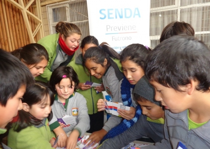 Escuela Rural de Curriñe y Nontuelá se incorporan al trabajo preventivo de SENDA