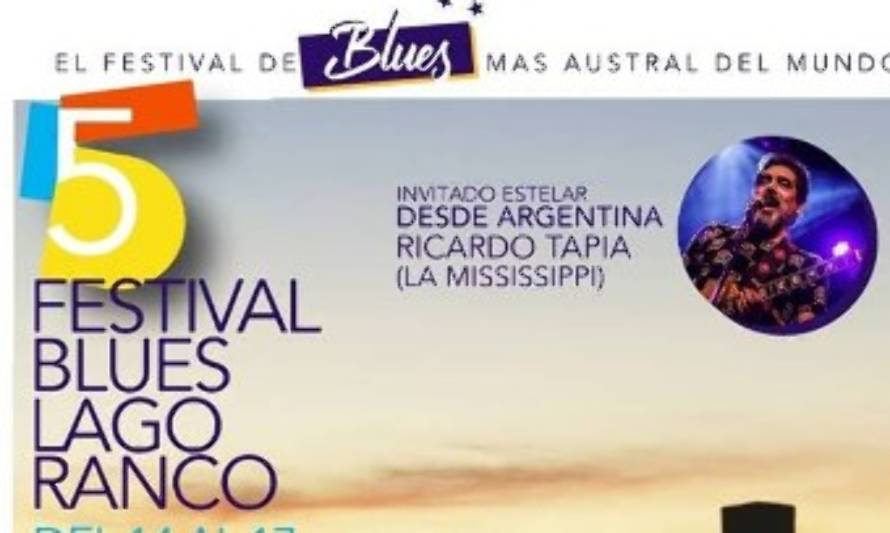 [ENTRADA LIBERADA] Hoy parte la versión más ambiciosa del Festival de Blues en Lago Ranco