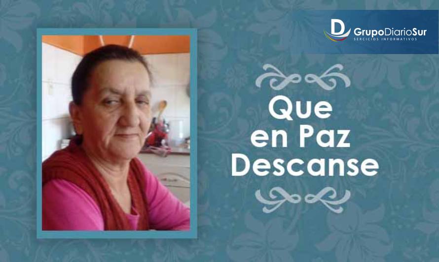Falleció María Eduviges Norambuena Sandoval Q.E.P.D