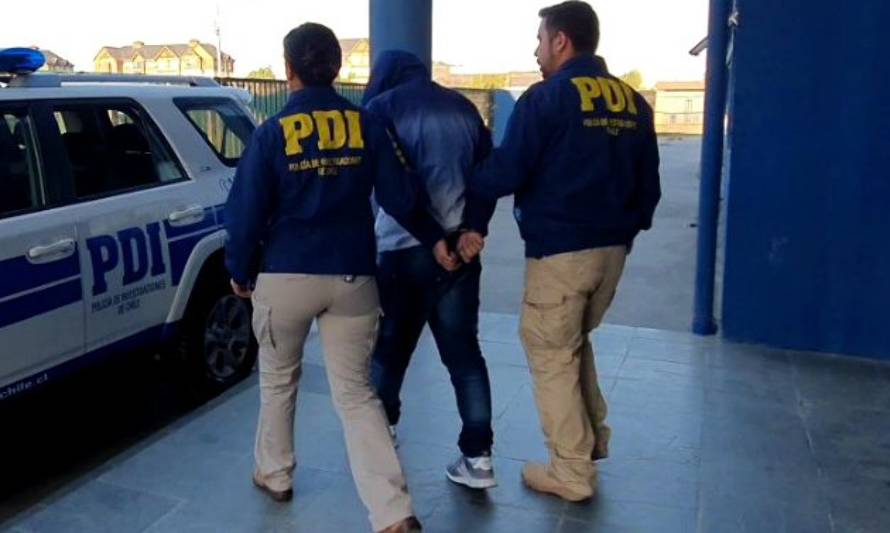 PDI de Valdivia detuvo a imputado por violación y abuso a menor 