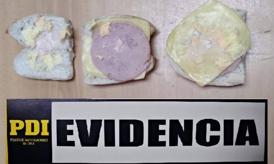 Droga en Cárcel de Valdivia: Ahora la ingresaban dentro de sándwiches