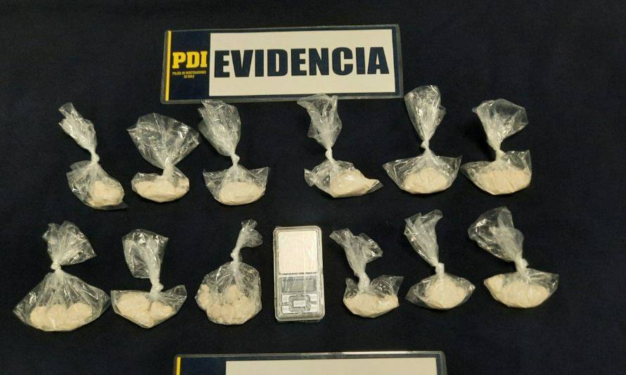 2 jóvenes fueron detenidos en Valdivia por tráfico de pasta base