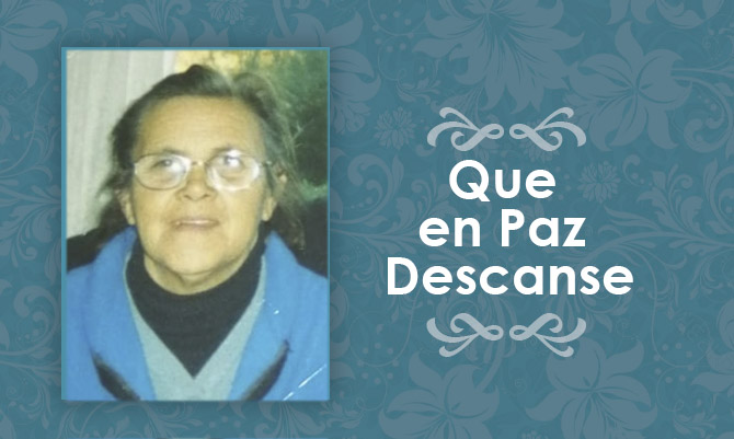 [Defunción] Falleció Francisca Zenaida Rivera Delgado Q.E.P.D