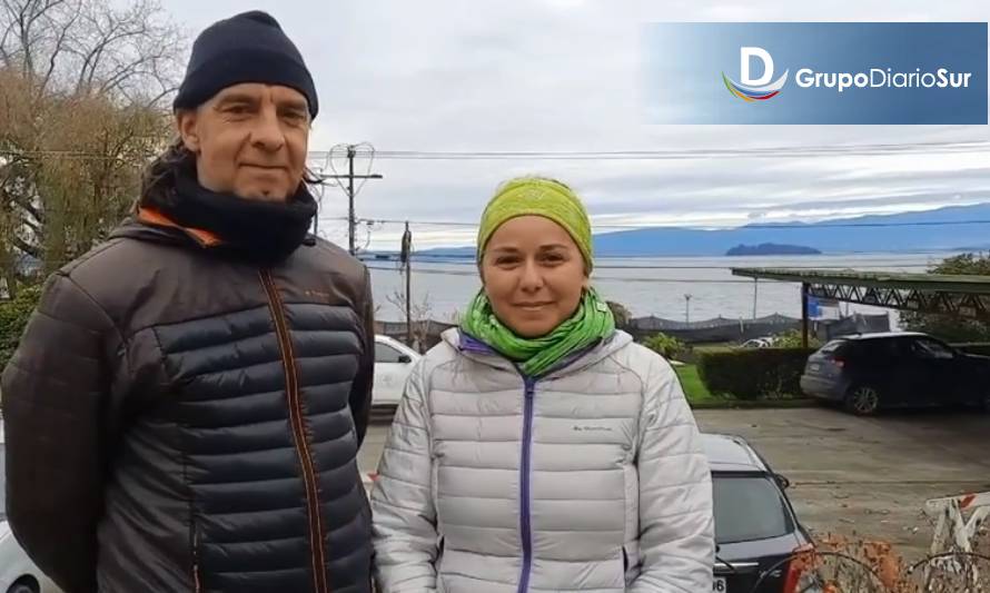 Viajeros uruguayos se despiden de Lago Ranco tras estadía de 450 días 