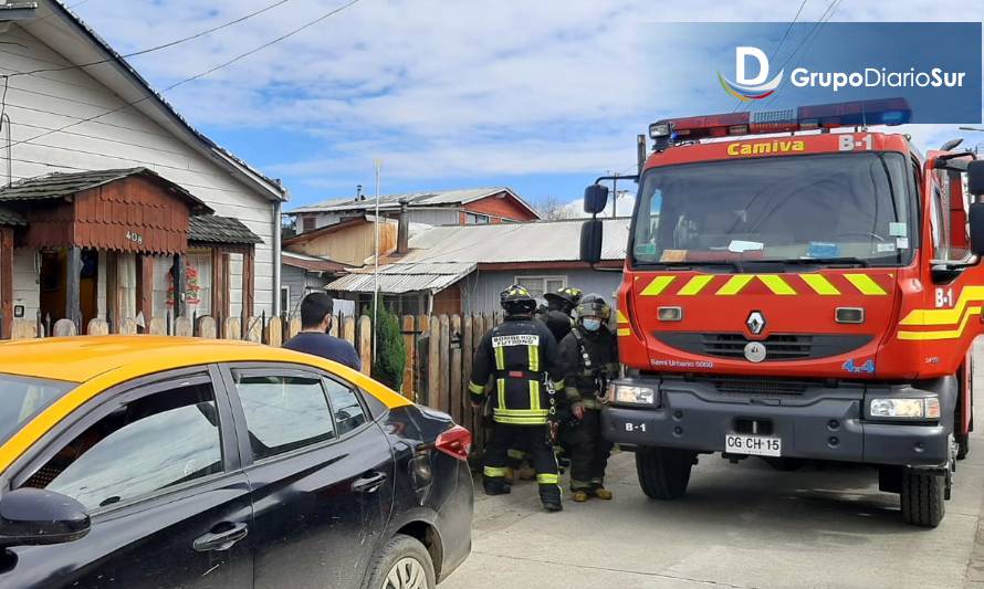 Bomberos controló amago de incendio en pasaje Las Dalias
