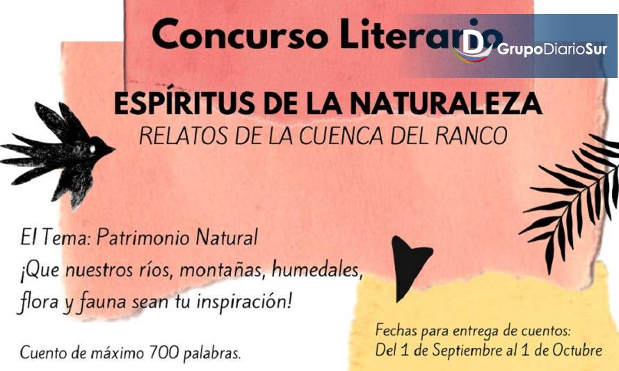 Invitan a concurso literario de la cuenca del Lago Ranco “Espíritus de la Naturaleza"