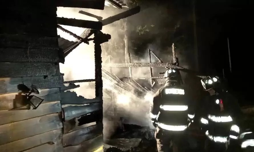 Alarma de bomberos por incendio en Quimán alto, Futrono