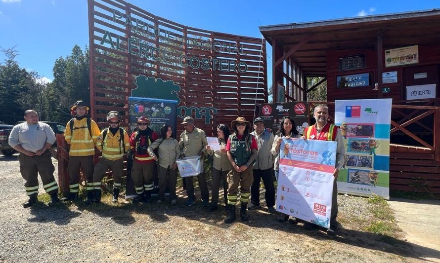 Conaf Los Ríos se suma a campaña nacional de prevención de incendios