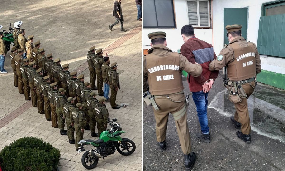 Ronda extraordinaria de Carabineros termina con 11 detenidos en Los Ríos