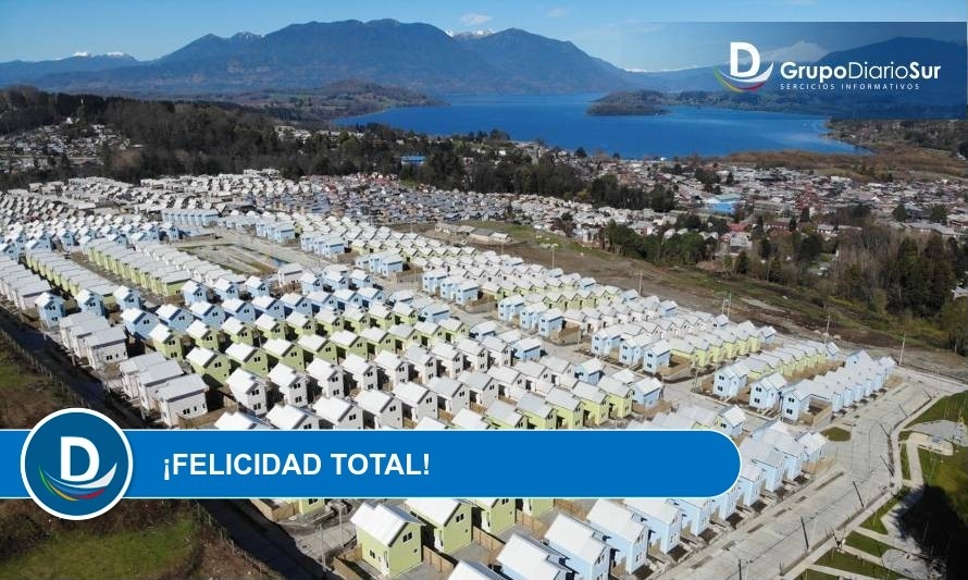 374 familias inician traslado a casas recién inauguradas en Panguipulli