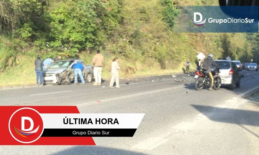 Reportan accidente de alto impacto en ruta Paillaco-Valdivia 