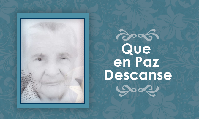 Falleció Herminda Flores Soto Q.E.P.D