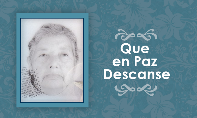 [Defunción] Falleció Teolinda Ester Neguimán Neguimán Q.E.P.D
