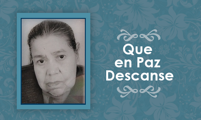 [Defunción] Falleció María Leticia Hormazábal Hormazábal Q.E.P.D