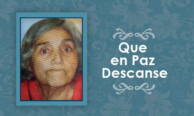 [Defunción] Falleció Selmira Sotomayor Carmona Q.E.P.D 