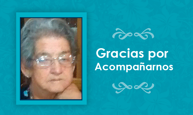 [A UN AÑO DE SU DECESO] Gracias por acompañar la despedida de Carmen Aguilar Rosales Q.E.P.D