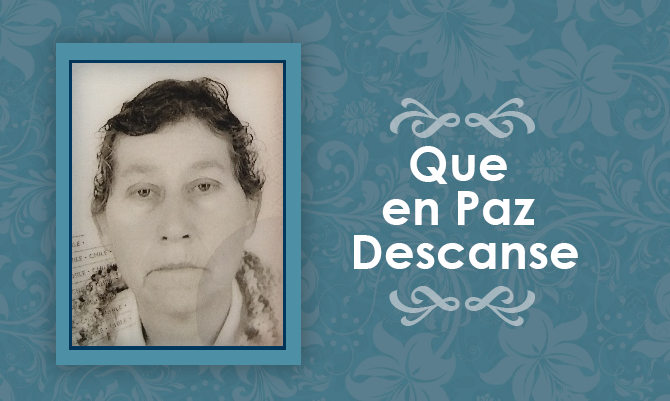 [Defunción] Falleció Ana Rosa Vera Garrico Q.EP.D