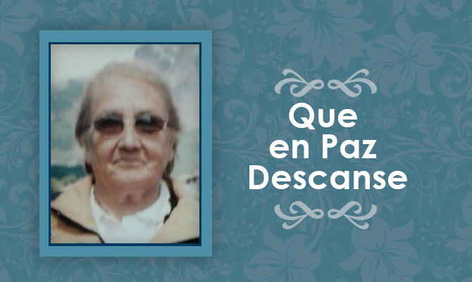 [Defunción] Falleció Teolinda Torres Carrillo  Q.E.P.D